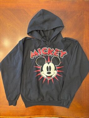 Disney Black and Red Mickey Pullover Hoodie